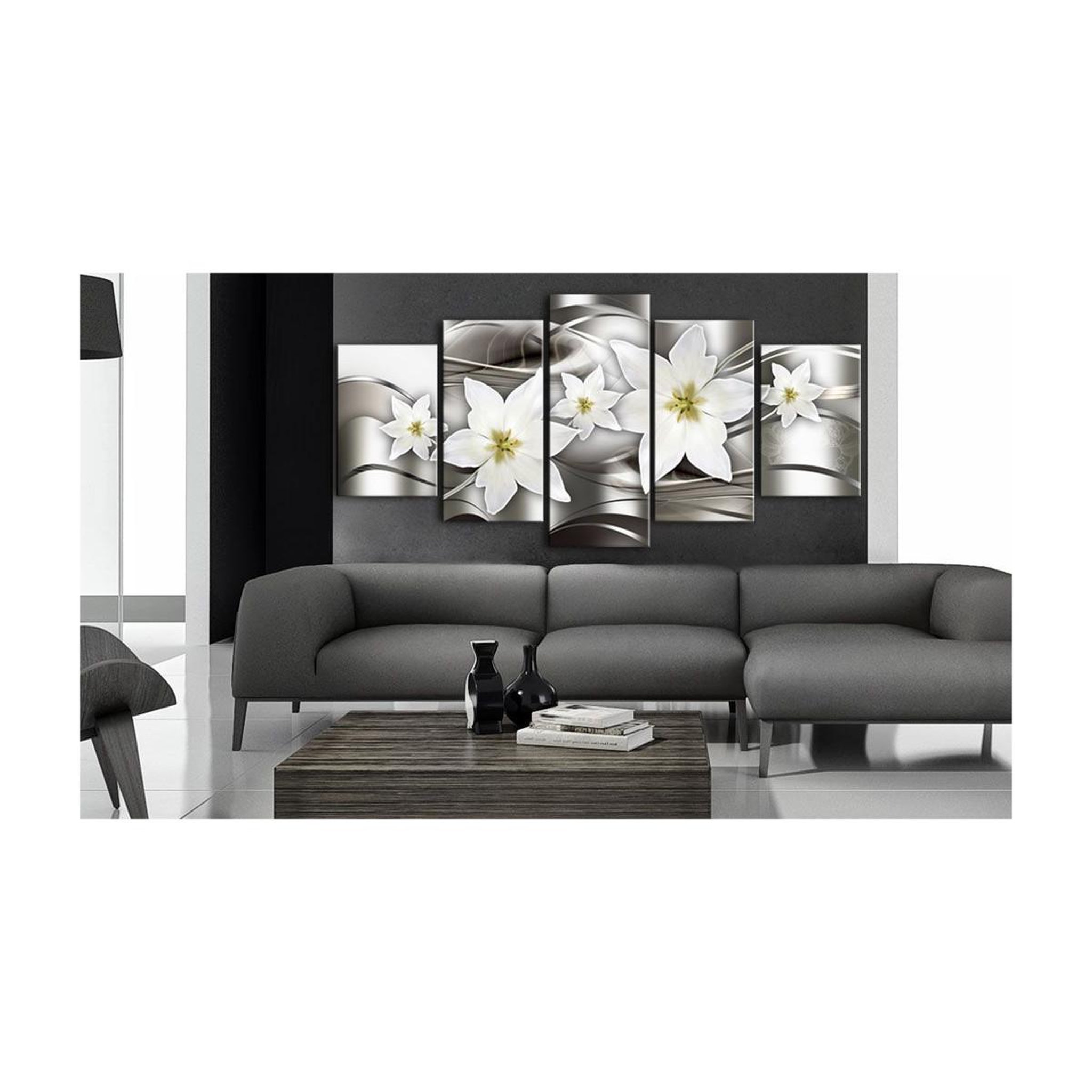 Voir la diapositive 2 : Paris Prix Tableau Imprimé  Mysterious Lilies