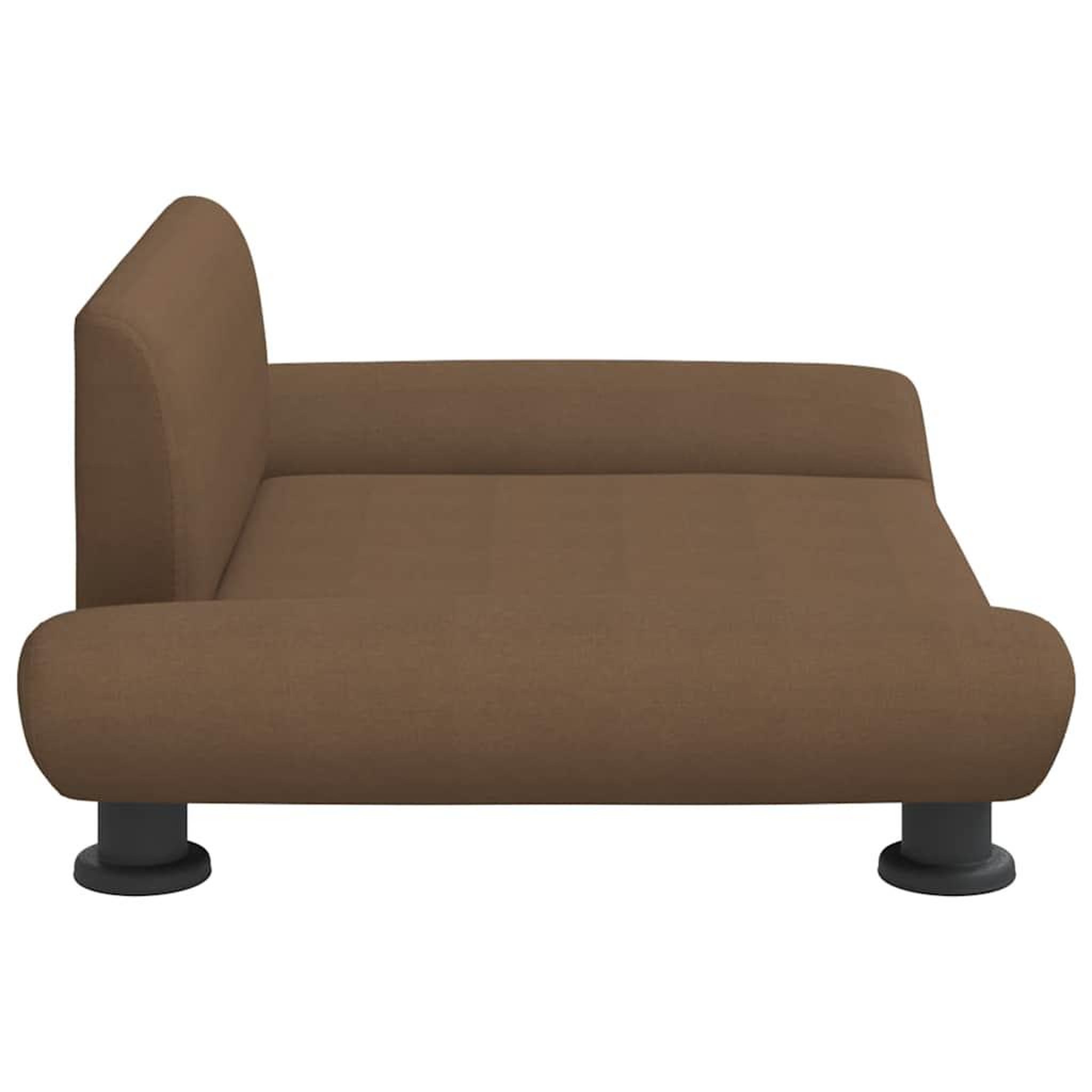 Voir la diapositive 4 : VIDAXL Lit pour chien marron 70x45x28 cm tissu