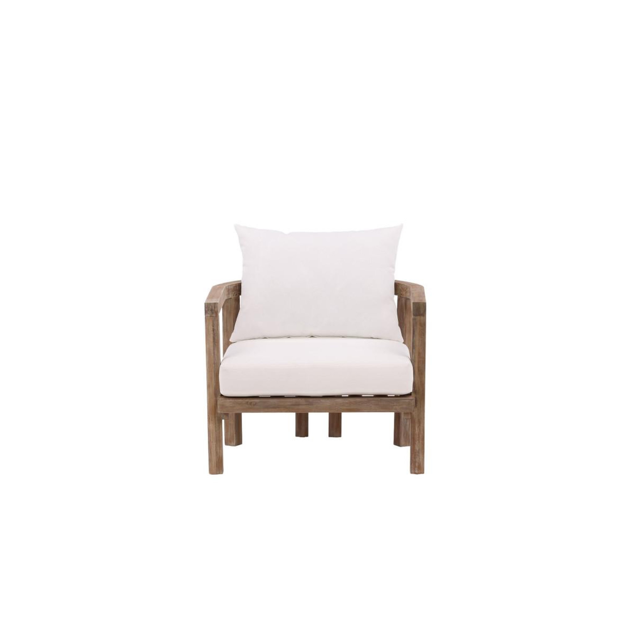 Voir la diapositive 4 : Paris Prix Fauteuil de jardin en bois  erica  70cm marron