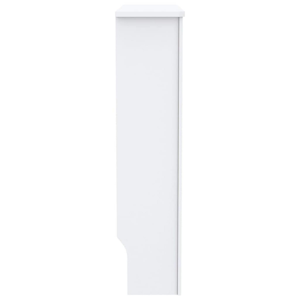 VIDAXL Cache-radiateur MDF Blanc 78 cm