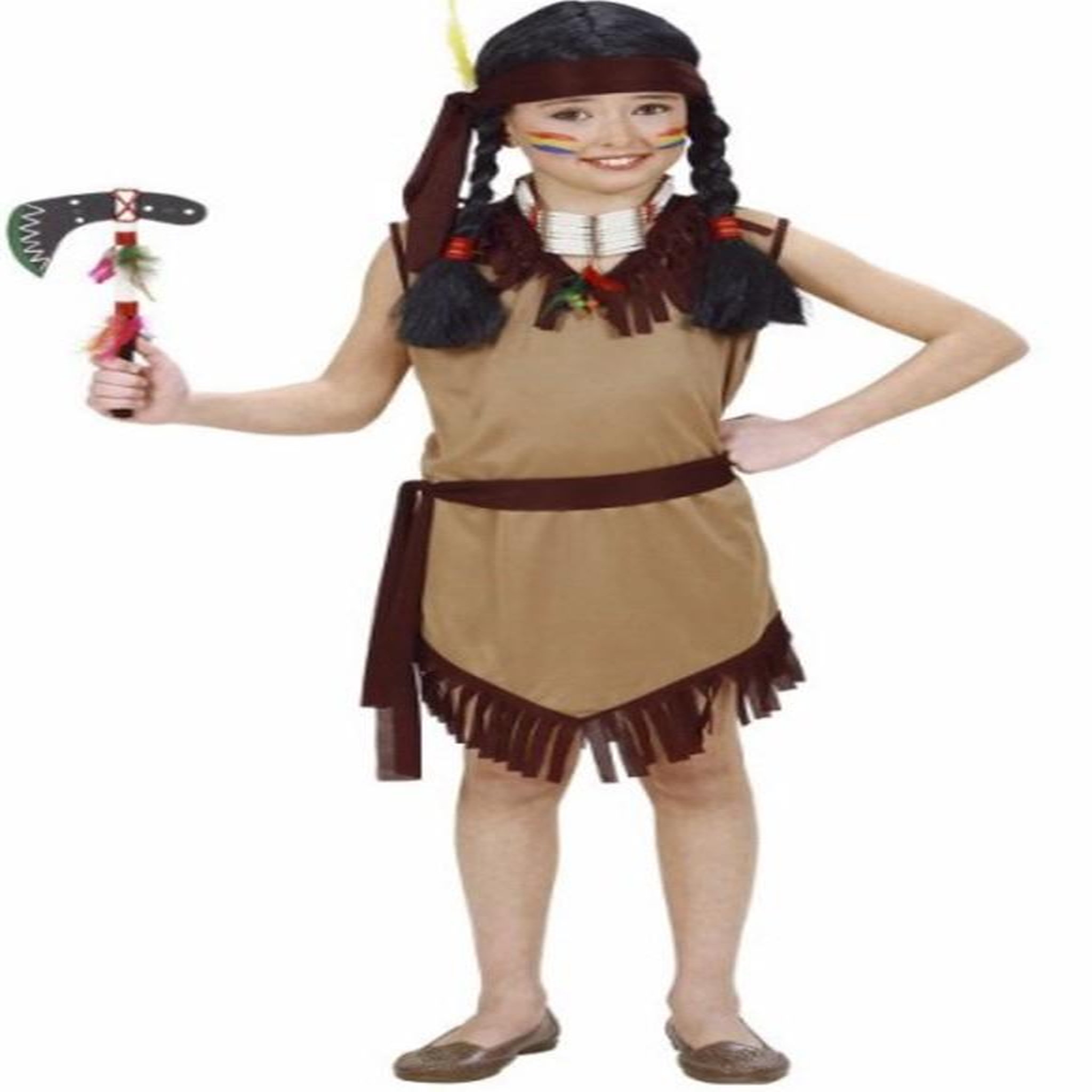 WIDMANN Déguisement Kali la Petite Indienne - 8/10 ans (128 à 140 cm)