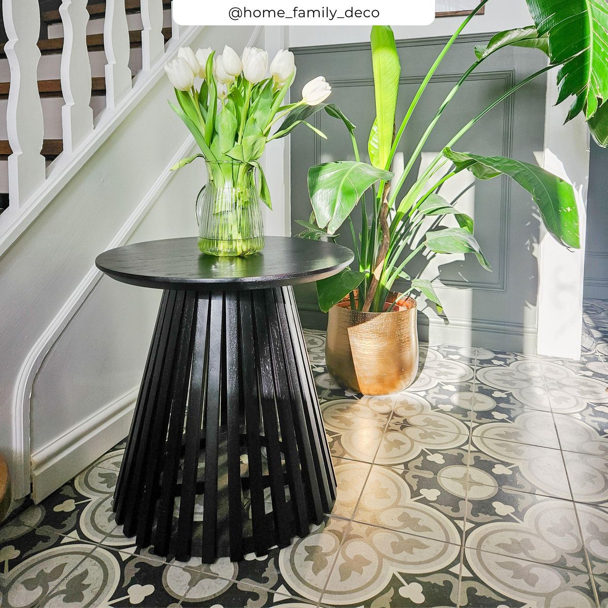 Rendez vous déco Table d'appoint ronde bois clair en bois d'acacia D50 cm - Képès