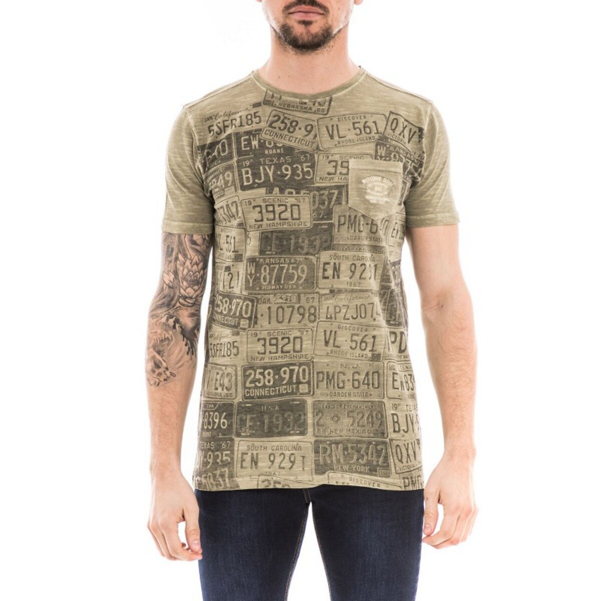 Ritchie t-shirt col rond pur coton nedelko