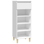 Voir la diapositive 2 : VIDAXL Armoire a chaussures Blanc 40x36x105 cm Bois d'ingenierie