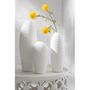 Voir la diapositive 5 : Paris Prix Vase Design en Ciment  Creta  36cm Blanc