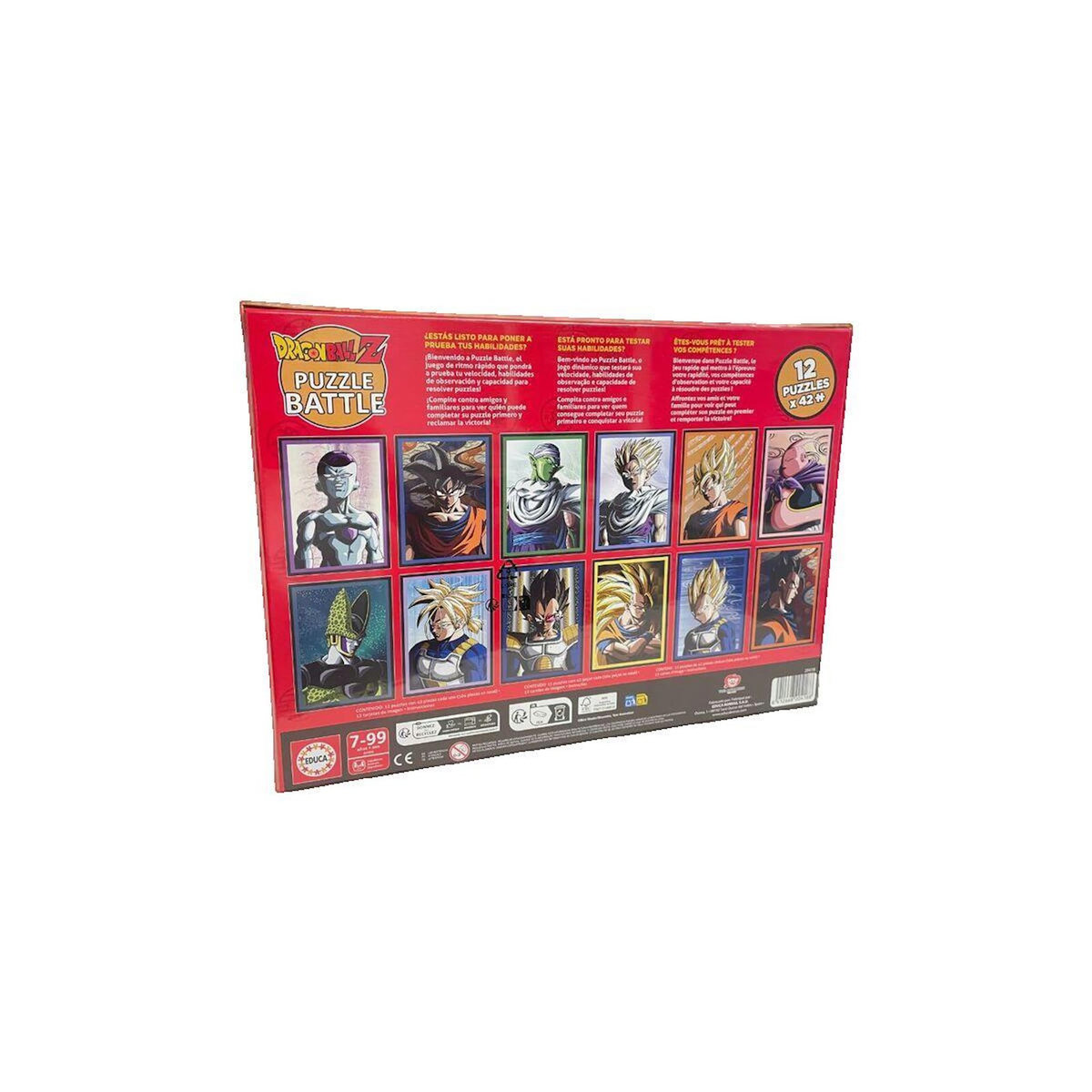 EDUCA Puzzle - EDUCA - Battle Dragon Ball Z - 12 puzzles