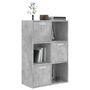 Voir la diapositive 4 : VIDAXL Armoire de rangement Gris beton 60x29,5x90 cm Bois d'ingenierie