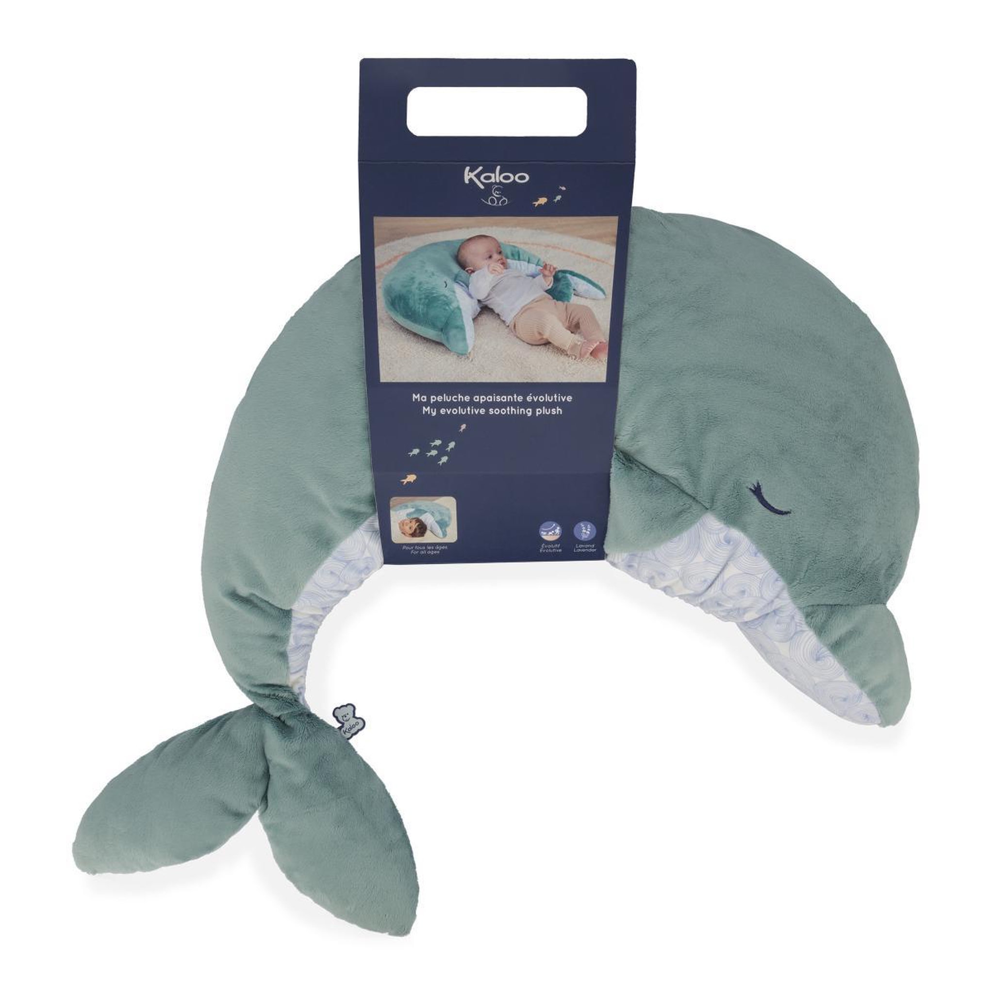Voir la diapositive 2 : Kaloo Ma peluche apaisante dauphin