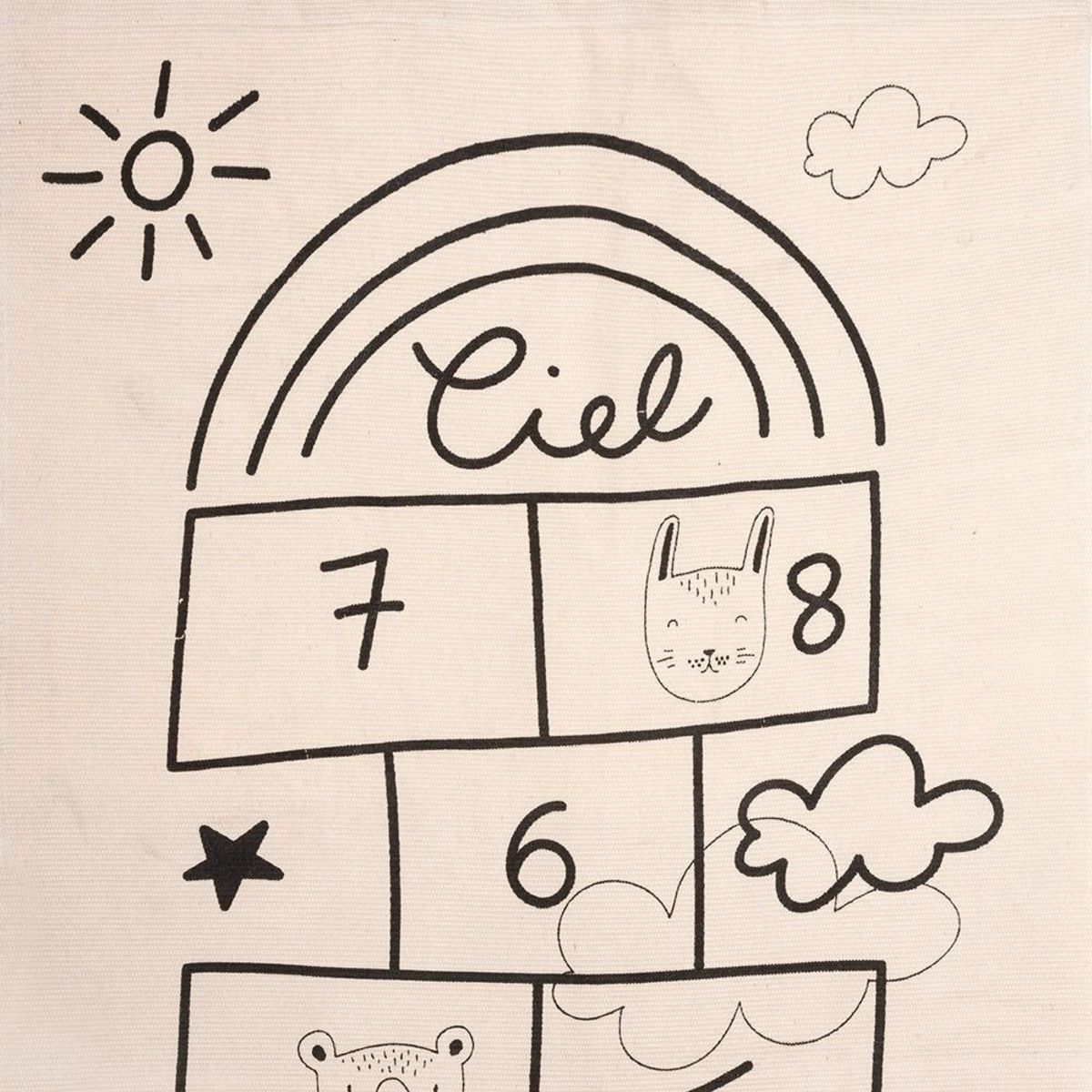 ATMOSPHERA Tapis marelle mixte 80x150 cm