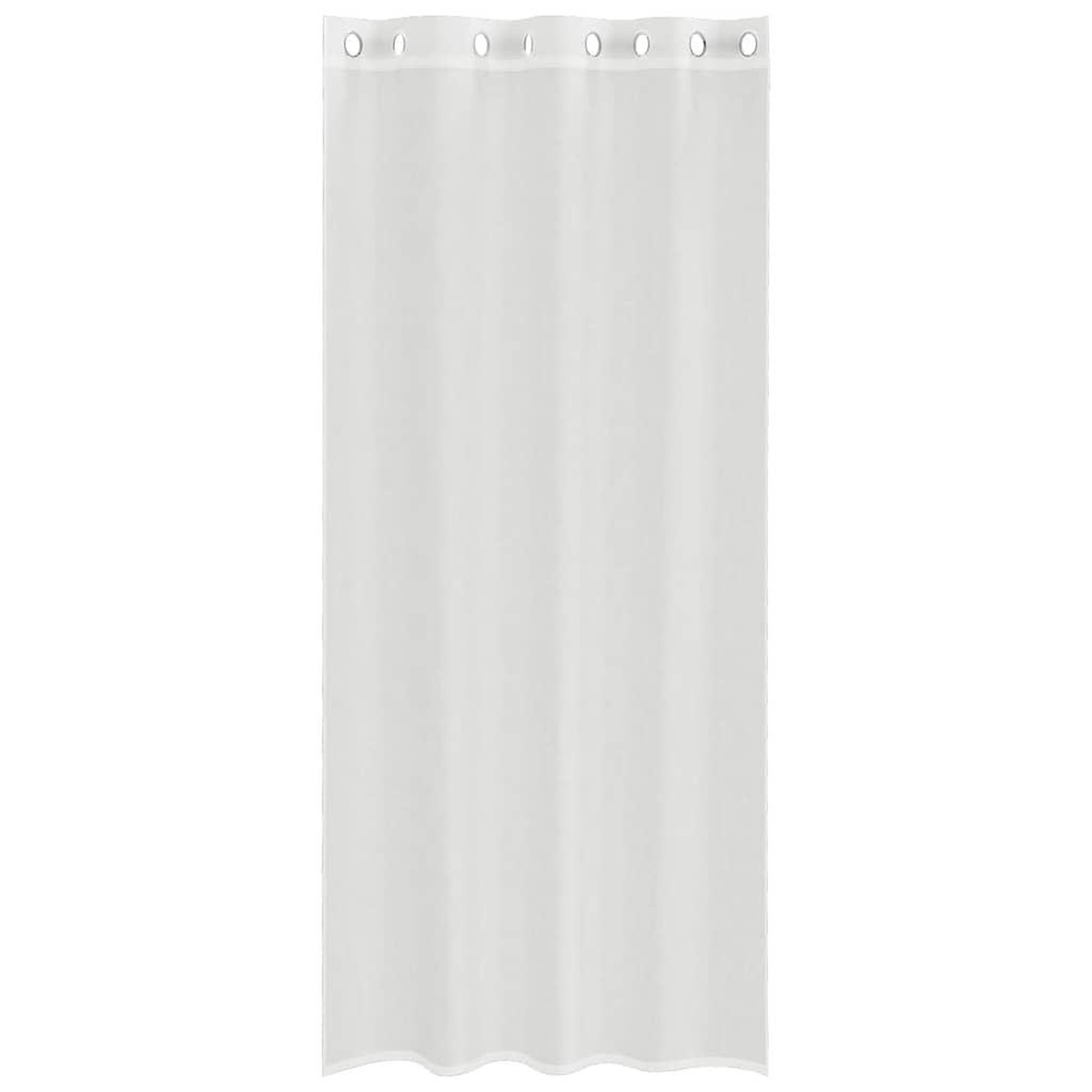 Voir la diapositive 4 : VIDAXL Rideaux en voile avec œillets 2 pcs blanc
