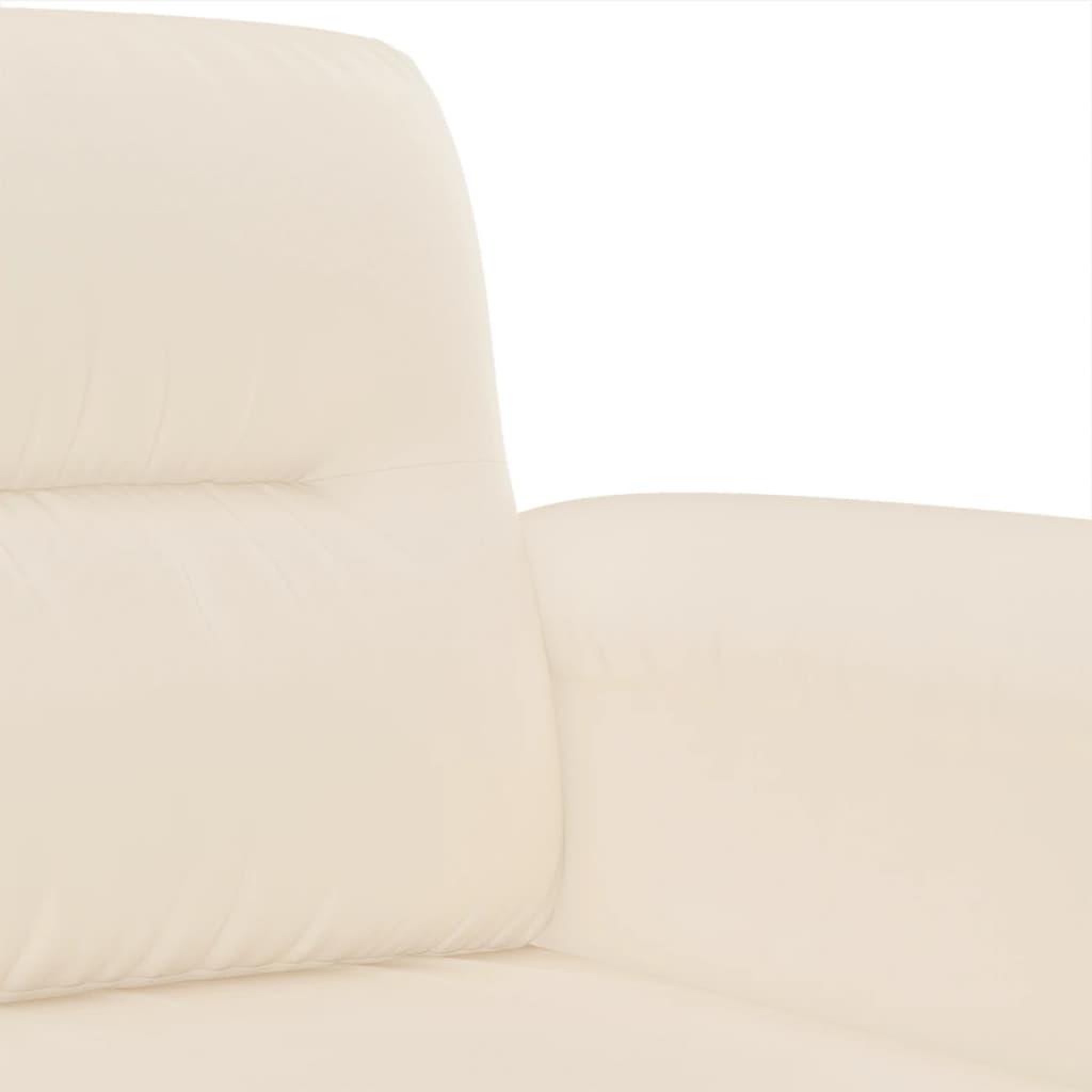 Voir la diapositive 5 : VIDAXL Ensemble de canapes 2 pcs avec coussins beige tissu microfibre