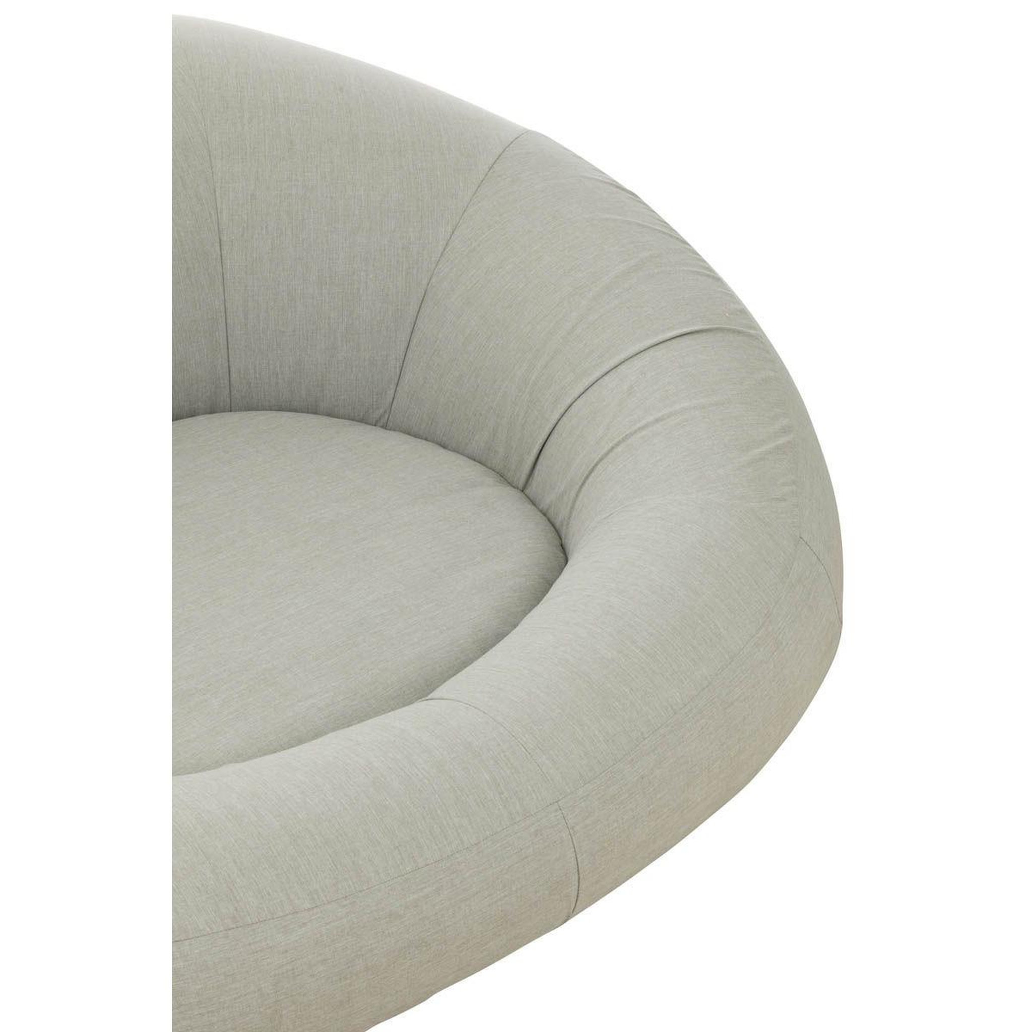 Voir la diapositive 6 : J-LINE Pouf de jardin  donut  175cm gris