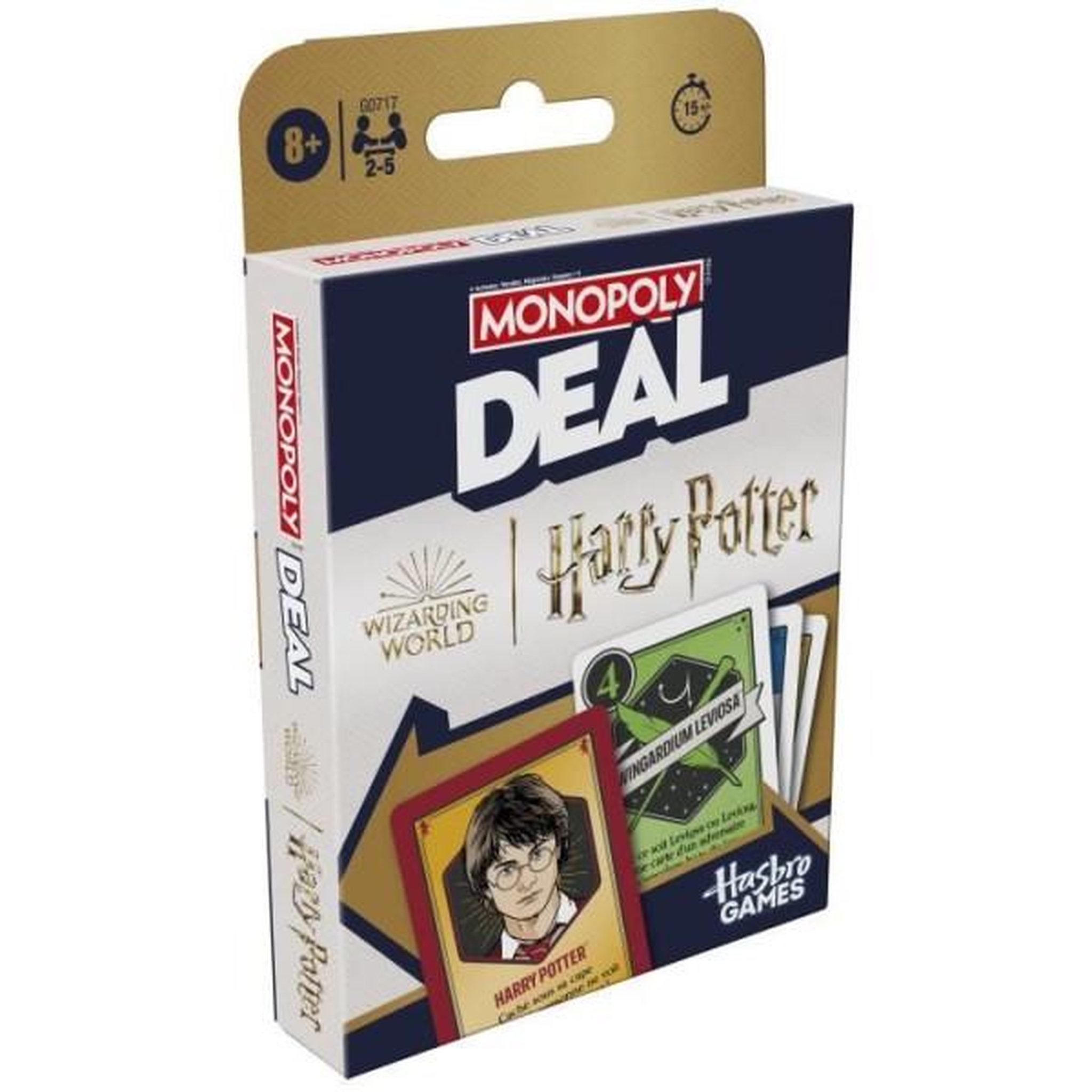 Voir la diapositive 4 : HASBRO Monopoly Deal Harry Potter, Jeu de cartes rapide 15 min, Hasbro Games, Des 8 ans
