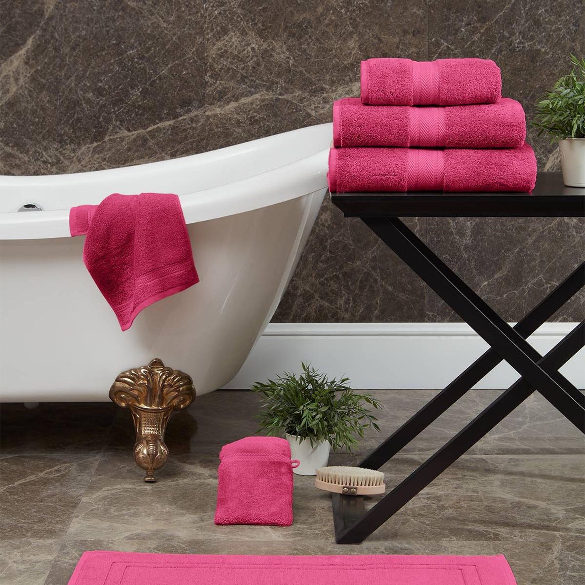 Voir la diapositive 3 : Sensei Maison Drap de bain 550 g/m² LUXURY - 70x140 cm
