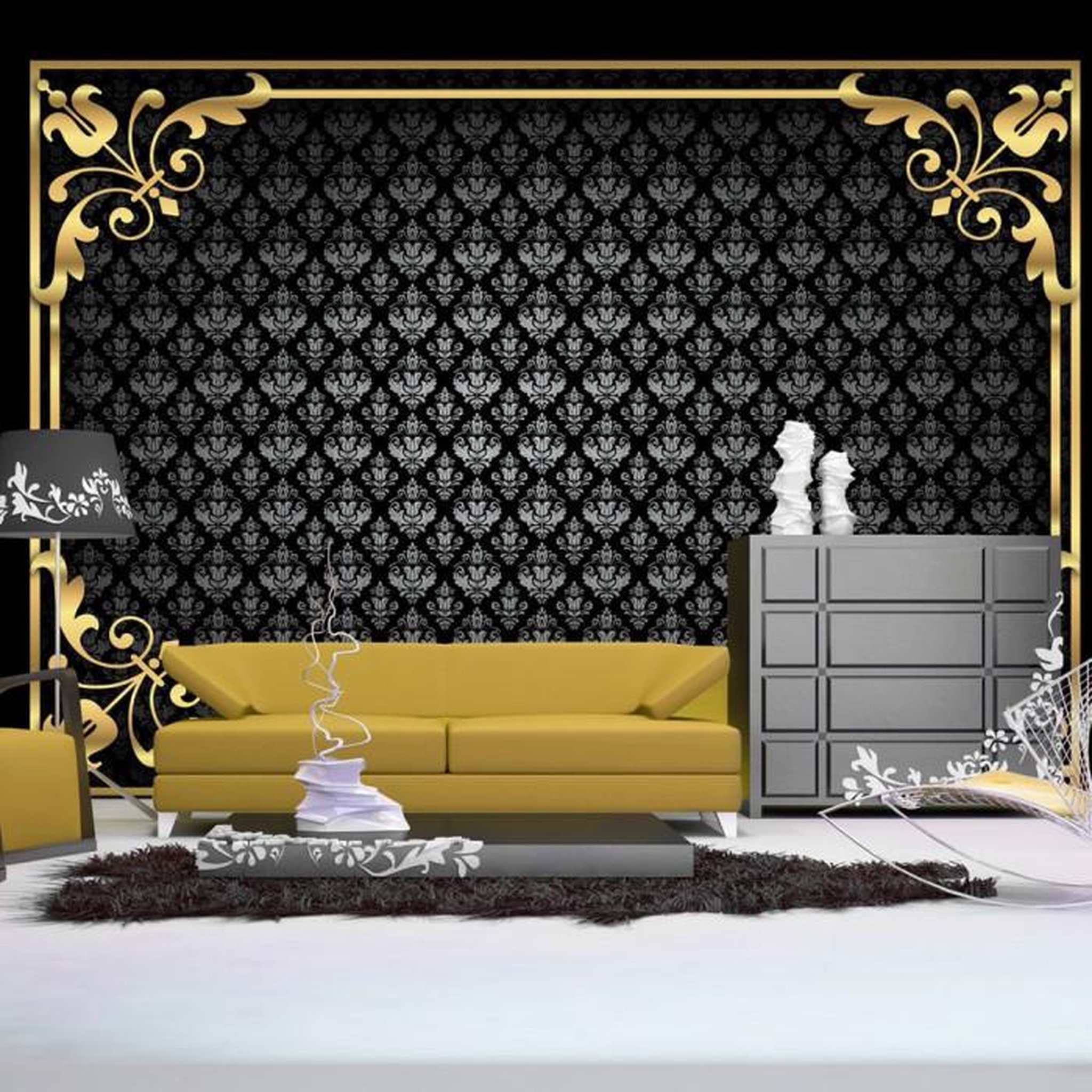 Paris Prix Papier Peint  A Little Bit of Luxury. Coloris disponibles : Multicolore
