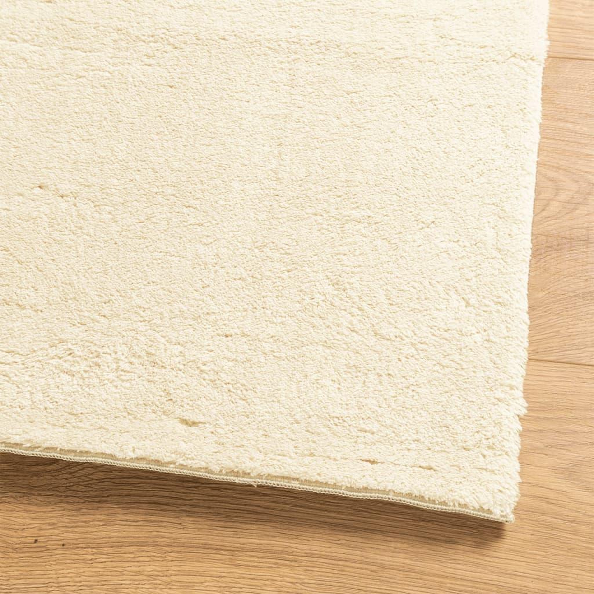 Voir la diapositive 4 : VIDAXL Tapis HUARTE a poils courts doux et lavable creme 120x170 cm