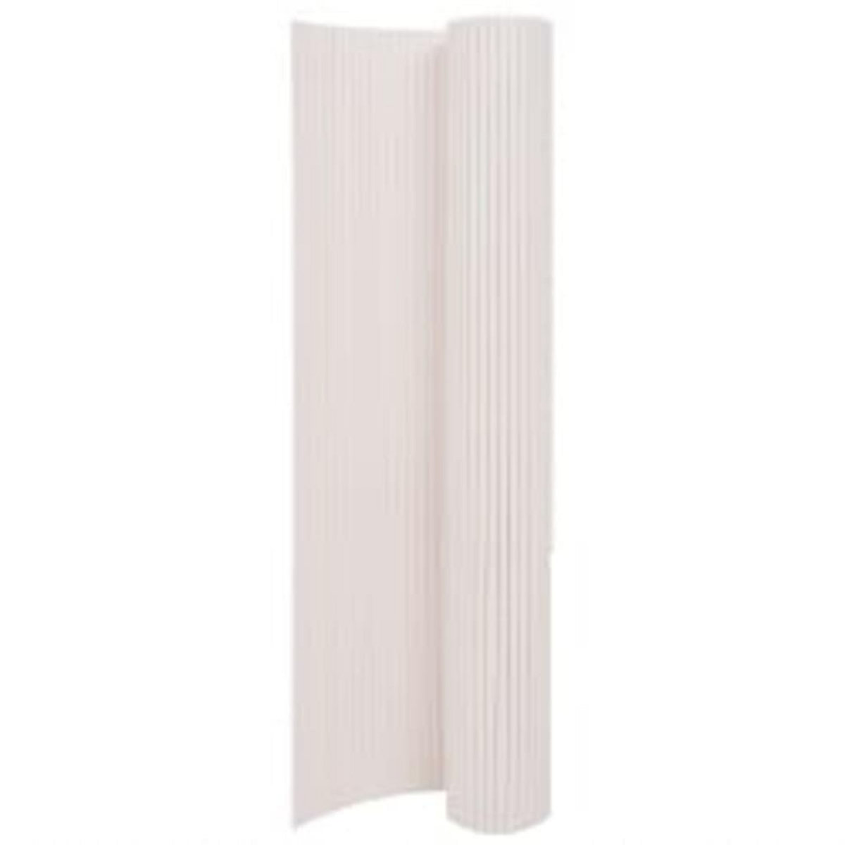 VIDAXL Cloture de jardin double face 90x400 cm Blanc