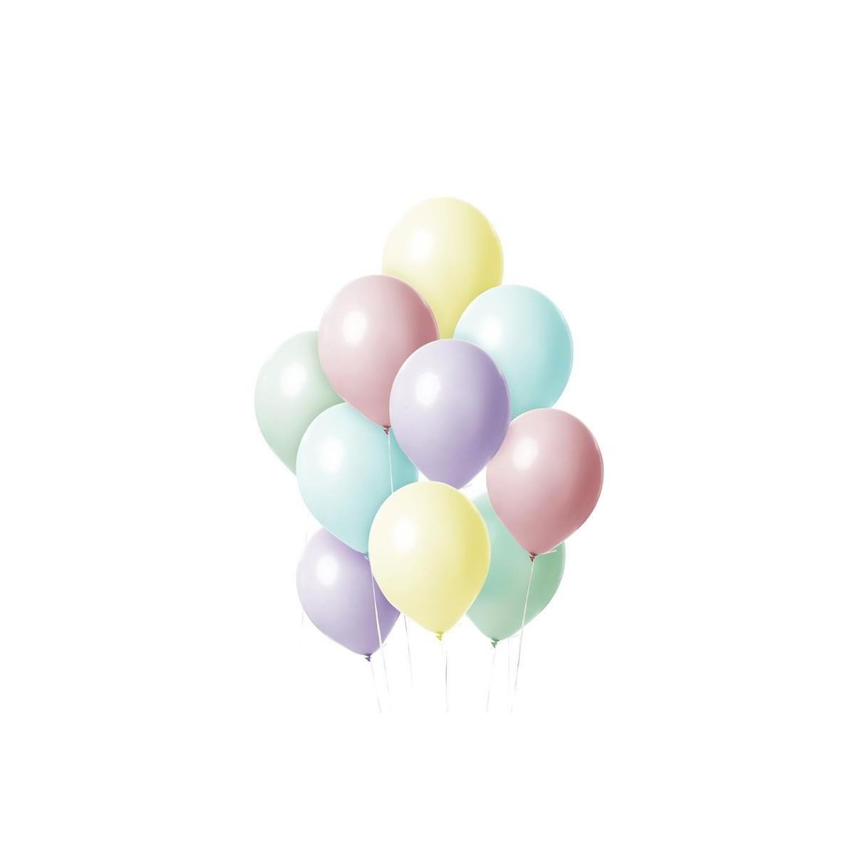 Paris Prix Lot de 10 Ballons  Pastels  17cm Multicolore