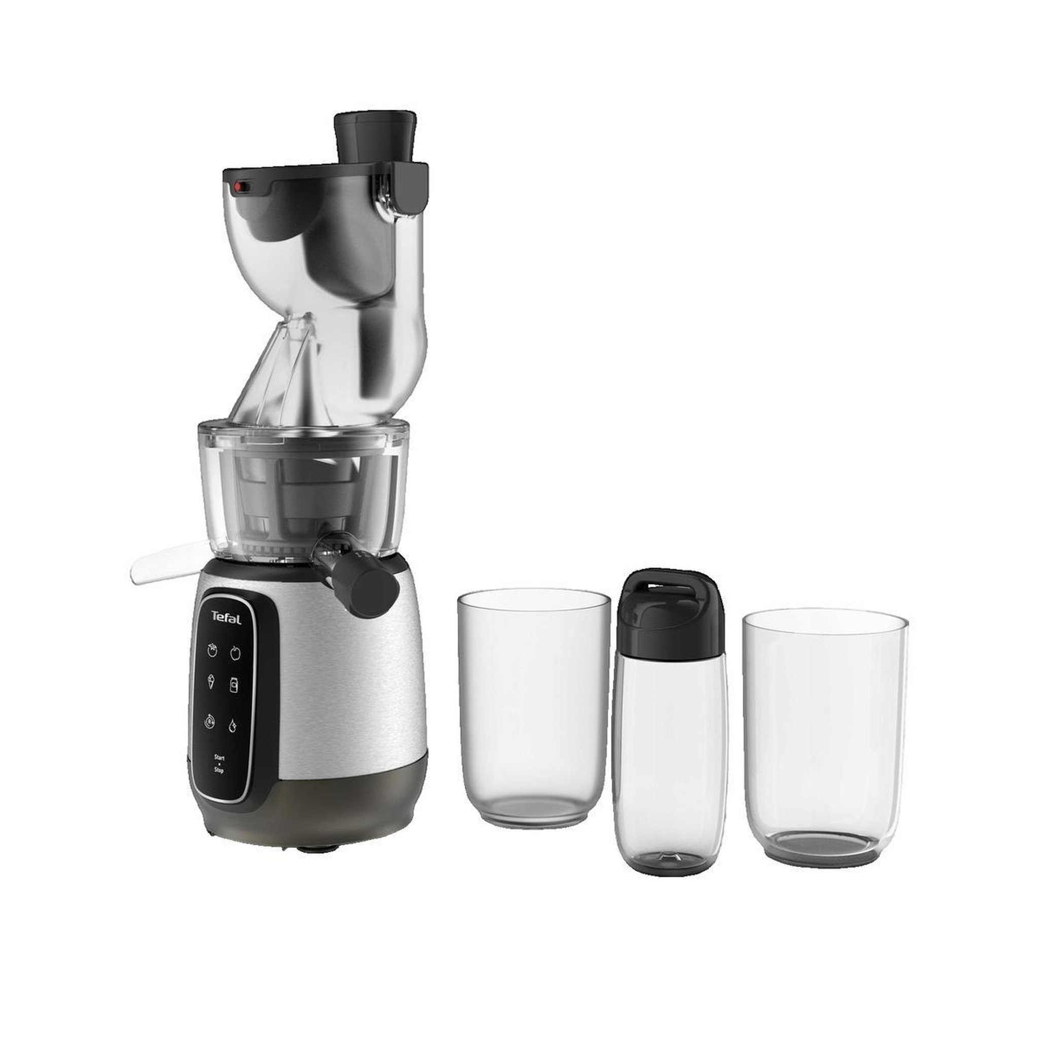 Voir la diapositive 2 : TEFAL Extracteur Masticateur Vertical Tefal 3016661158360 Gris Clair