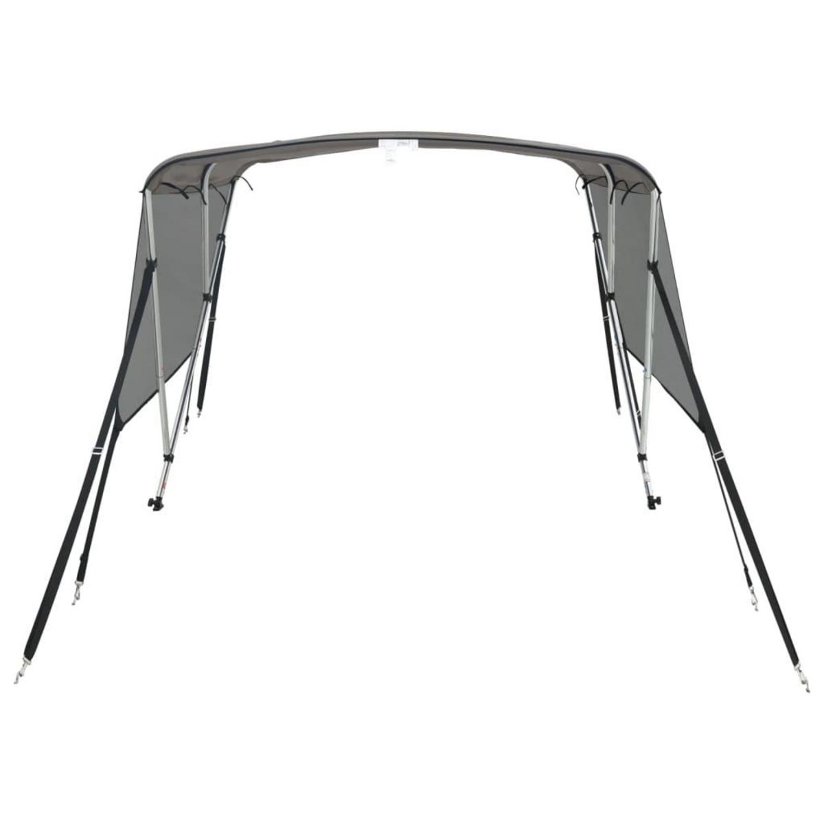 VIDAXL Toit bimini a 3 arceaux parois en maille 183x(170-182)x137 cm