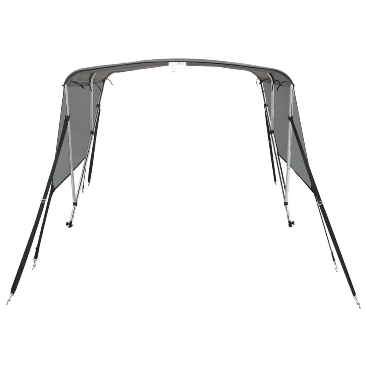 VIDAXL Toit bimini a 3 arceaux parois en maille 183x(170-182)x137 cm