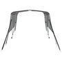 Voir la diapositive 4 : VIDAXL Toit bimini a 3 arceaux parois en maille 183x(170-182)x137 cm