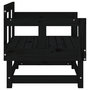 Voir la diapositive 5 : VIDAXL Chaises de jardin lot de 2 noir bois massif de pin