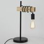 Voir la diapositive 5 : Paris Prix Lampe à Poser Design  Ryanha  48cm Noir