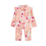 Petit Béguin Combinaison de bain bébé manches longues protection UV Rosara. Coloris disponibles : Jaune