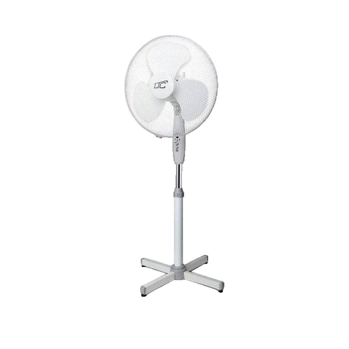 LTC Ventilateur sur pied LTC 16 pouces blanc