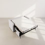 Voir la diapositive 3 : BEST MOBILIER Julia - canapé 3 places convertible express couchage quotidien 140 cm matelas 14 cm en tissu
