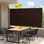 Voir la diapositive 1 : VIDAXL Auvent lateral retractable de patio 160x300 cm Marron