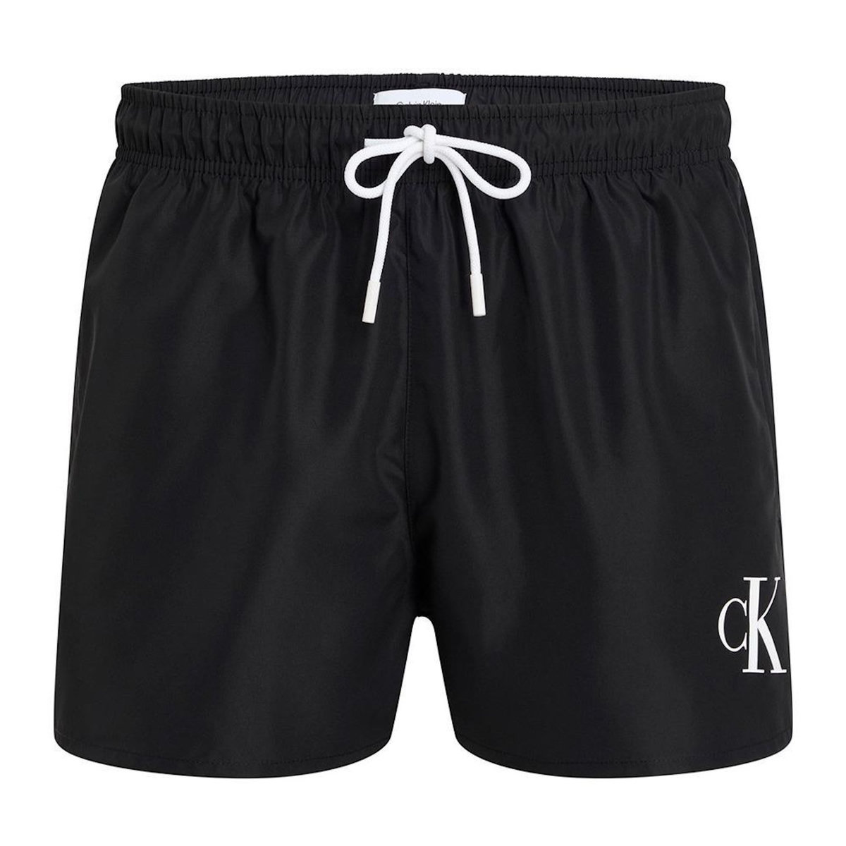 CALVIN KLEIN JEANS Short de Bain Noir Homme Calvin Klein Jeans Drawstring KM0KM01099
