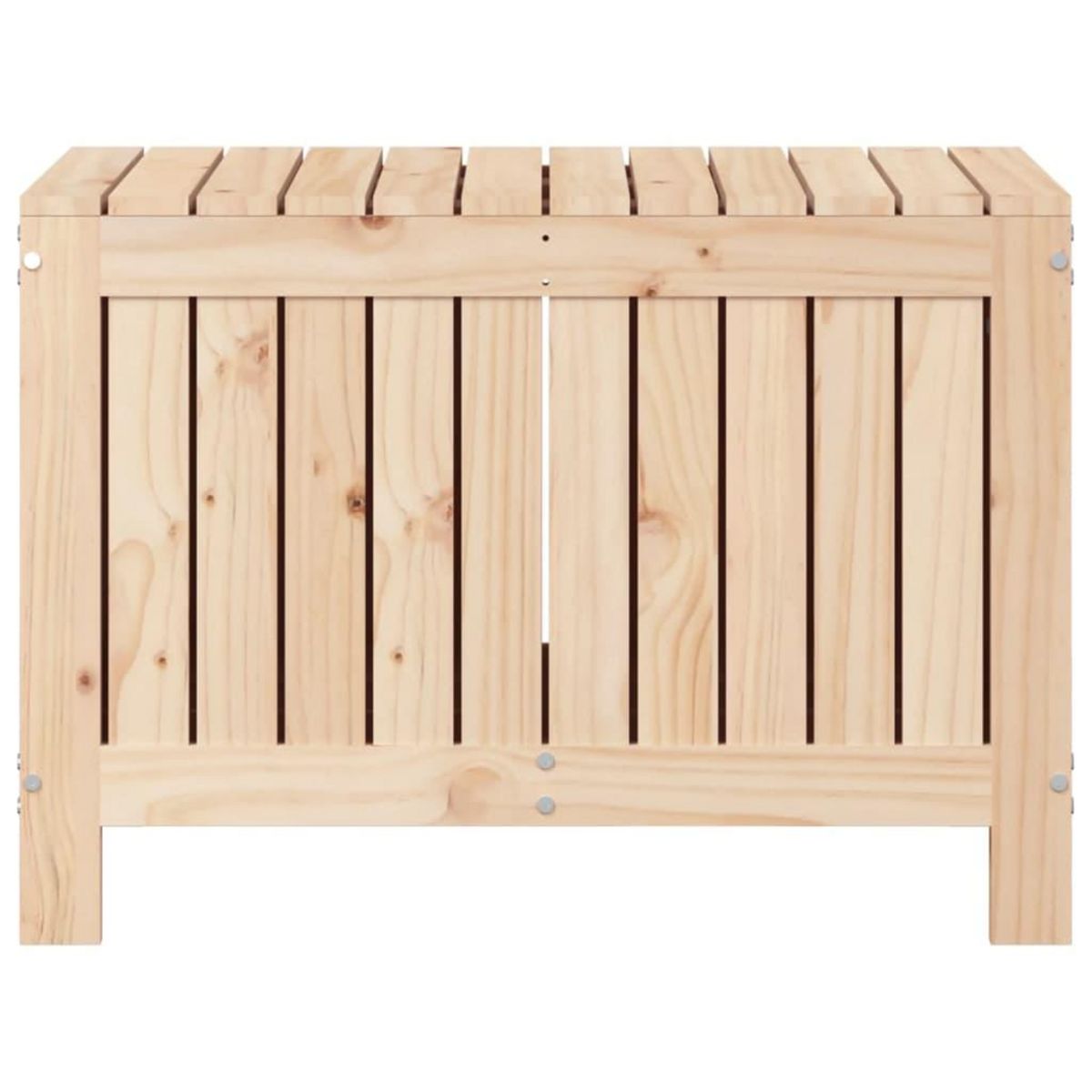VIDAXL Boîte de rangement de jardin 76x42,5x54 cm Bois massif de pin
