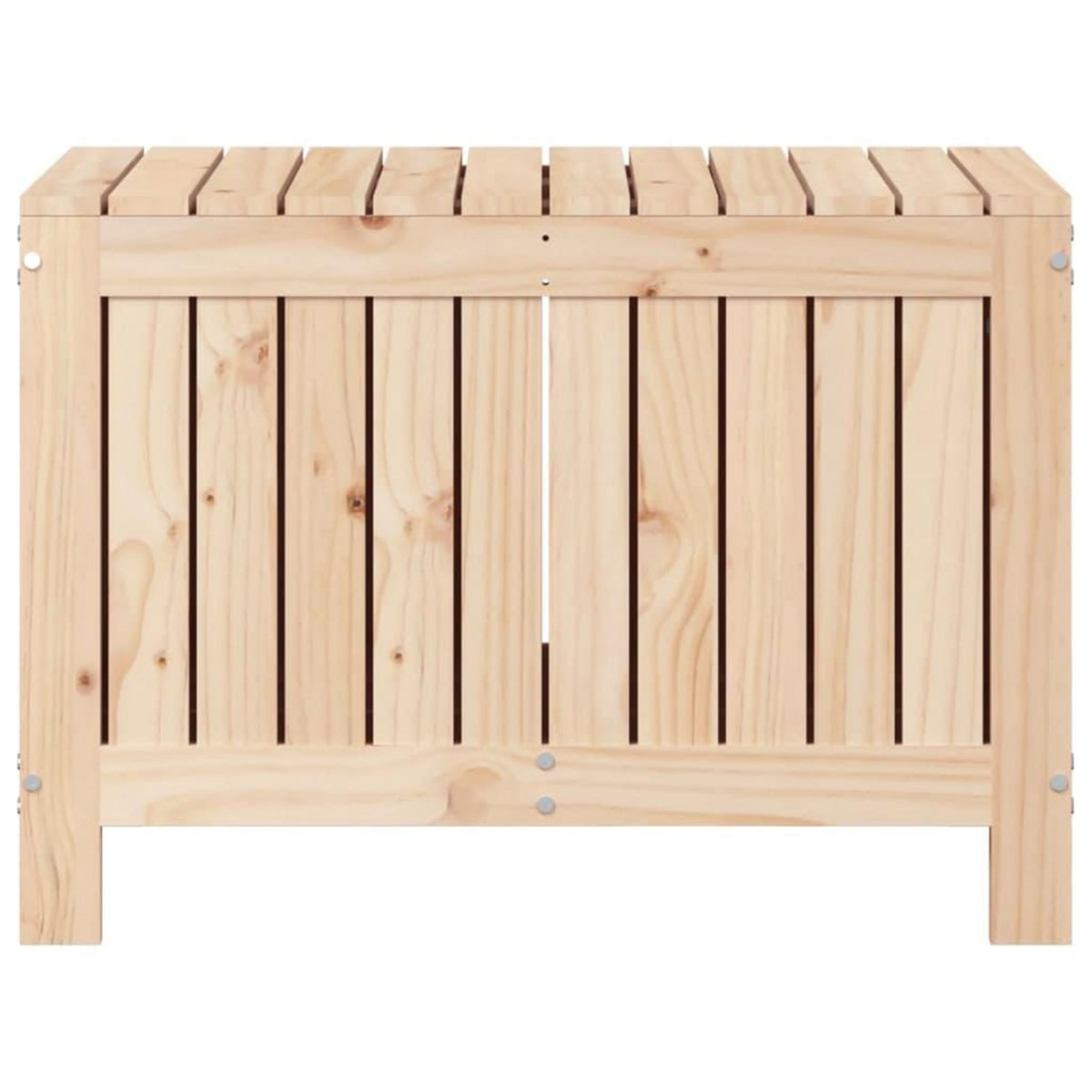 VIDAXL Boîte de rangement de jardin 76x42,5x54 cm Bois massif de pin