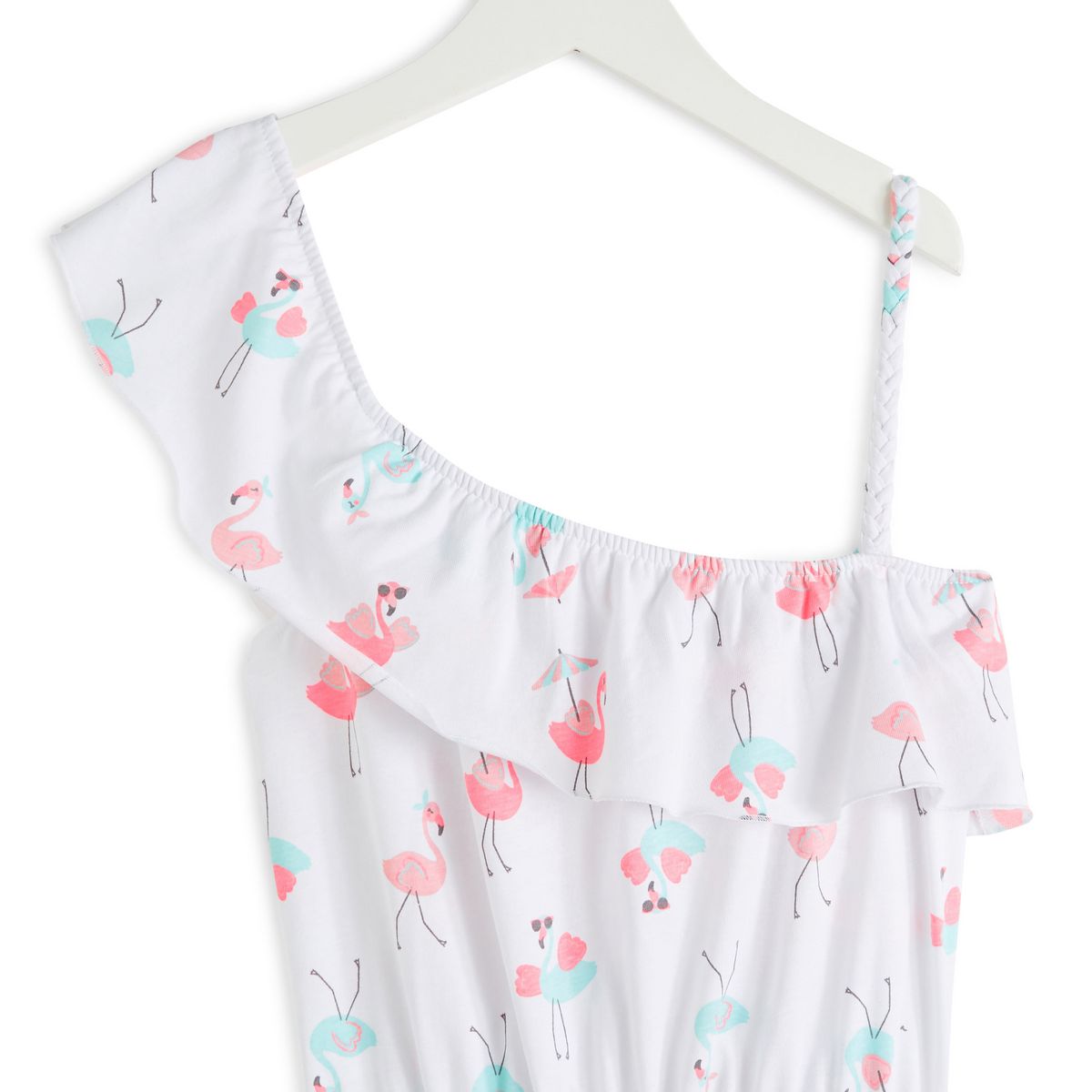 INEXTENSO Robe longue flamants roses fille
