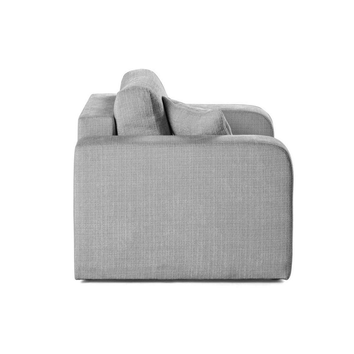 BEST MOBILIER Miro - fauteuil en velours texturé