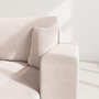 Voir la diapositive 4 : BEST MOBILIER Nicole - canapé panoramique en u 7 places convertible avec coffre en tissu