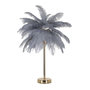 Voir la diapositive 1 : Paris Prix Lampe à Poser Imitation Plume  Palm  60cm Or & Gris