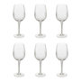 Voir la diapositive 1 : SECRET DE GOURMET Lot de 6 Verres à Vin Design  Victoria  38cl Transparent