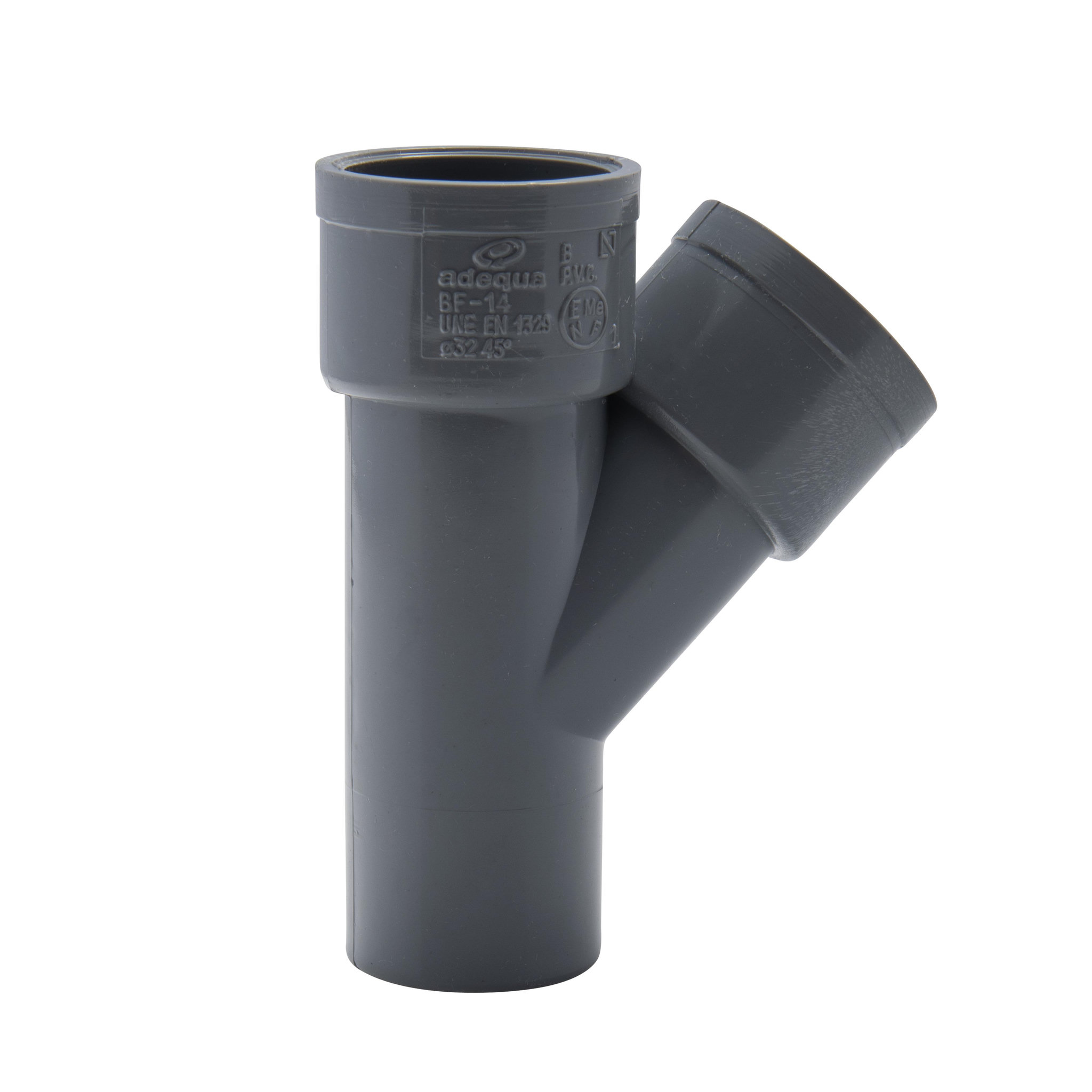 Voir la diapositive 3 : Jardibric Raccord culotte 45° mâle-femelle ø32mm Jardibric