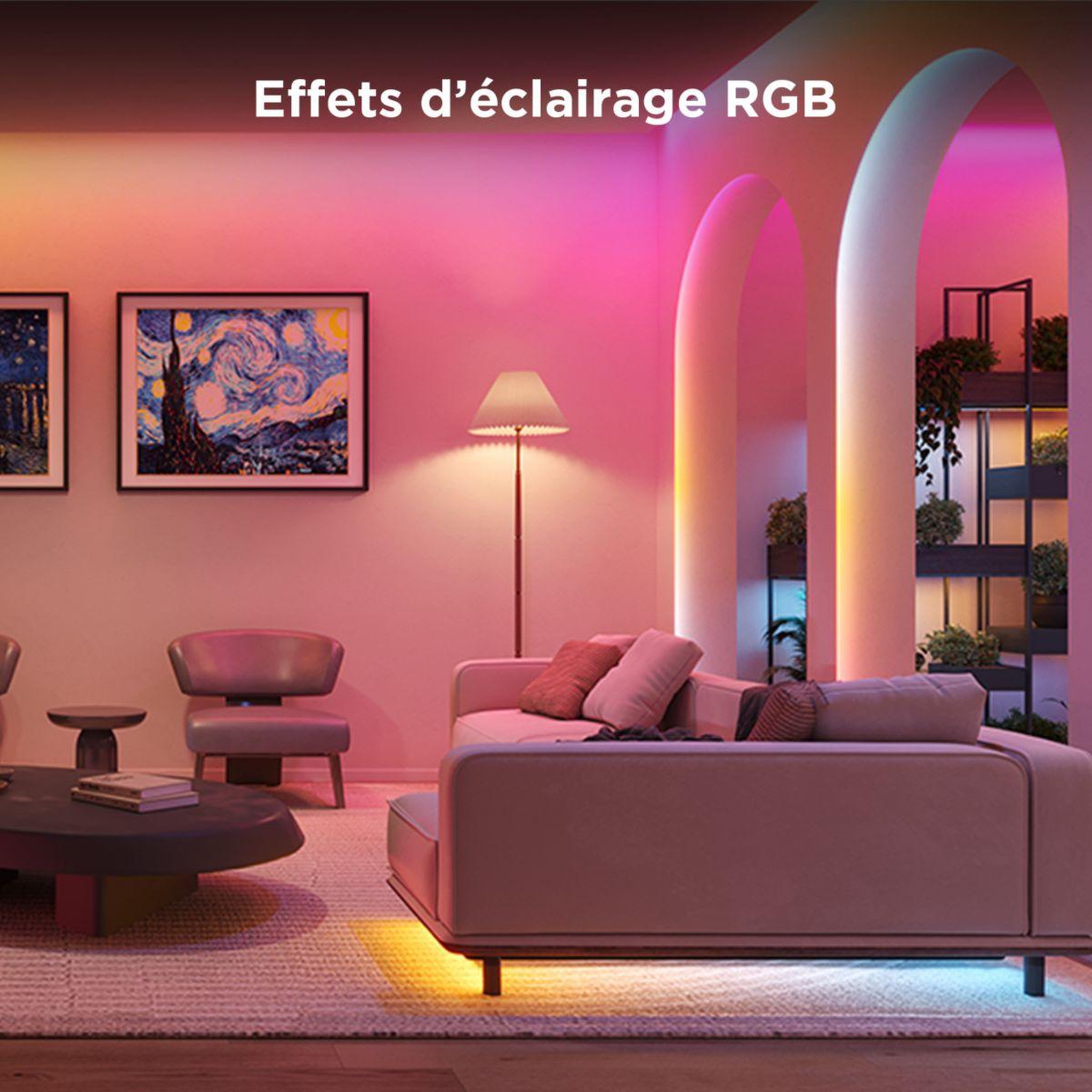 Voir la diapositive 3 : GOVEE Bandeau LED LED STRIP LIGHT RGBIC WIFI+BT - 5M