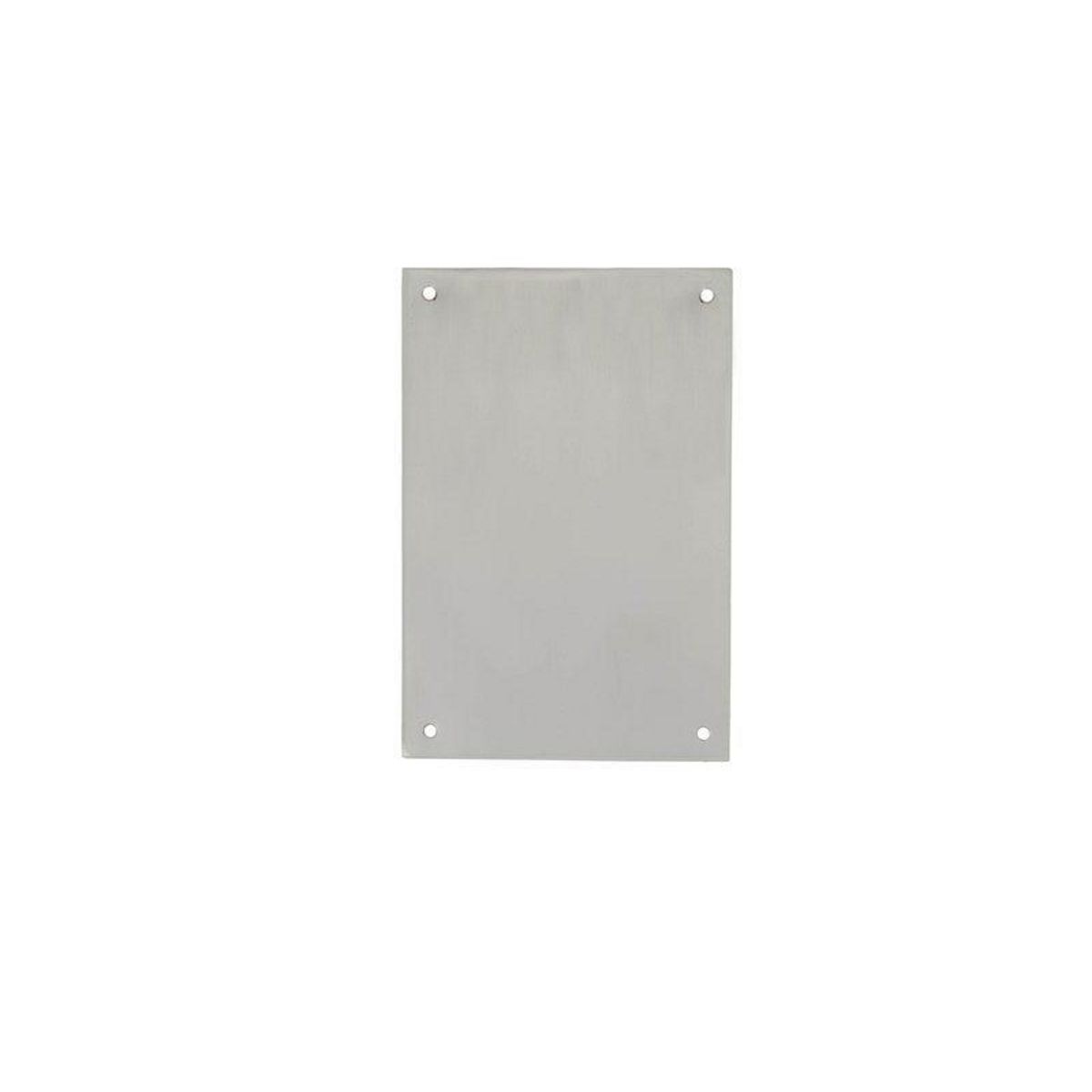 CENTRALE BRICO Plaque De Propreté Acier Nickelé X L.6 X H.9 Cm