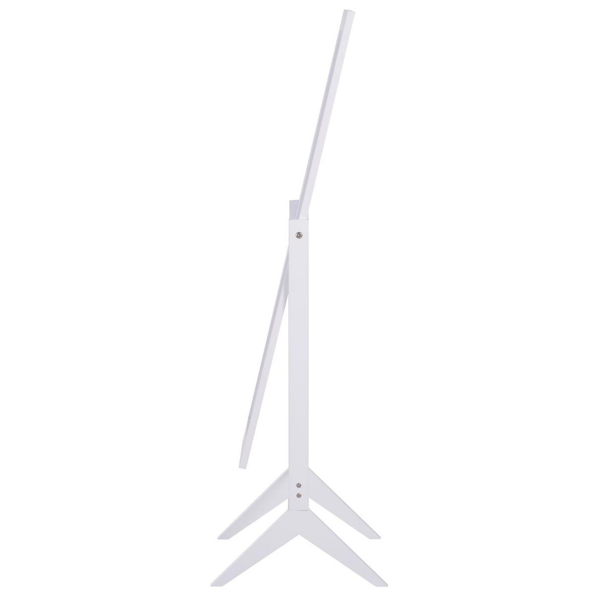 HOMCOM Miroir à pied inclinaison réglable dim. 47L x 46l x 148H cm MDF