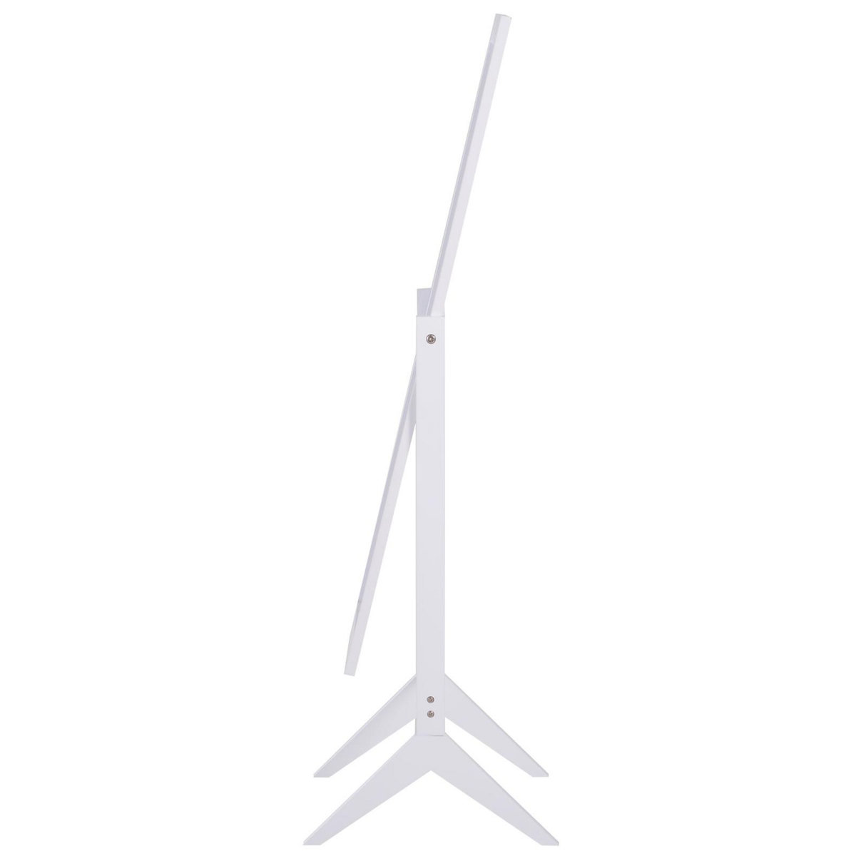 HOMCOM Miroir à pied inclinaison réglable dim. 47L x 46l x 148H cm MDF