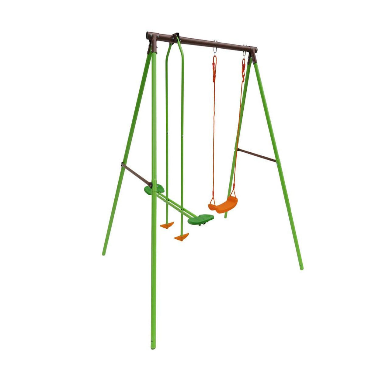 Habitat et Jardin Portique acier  Lola  - 1.96m - 2 agrès