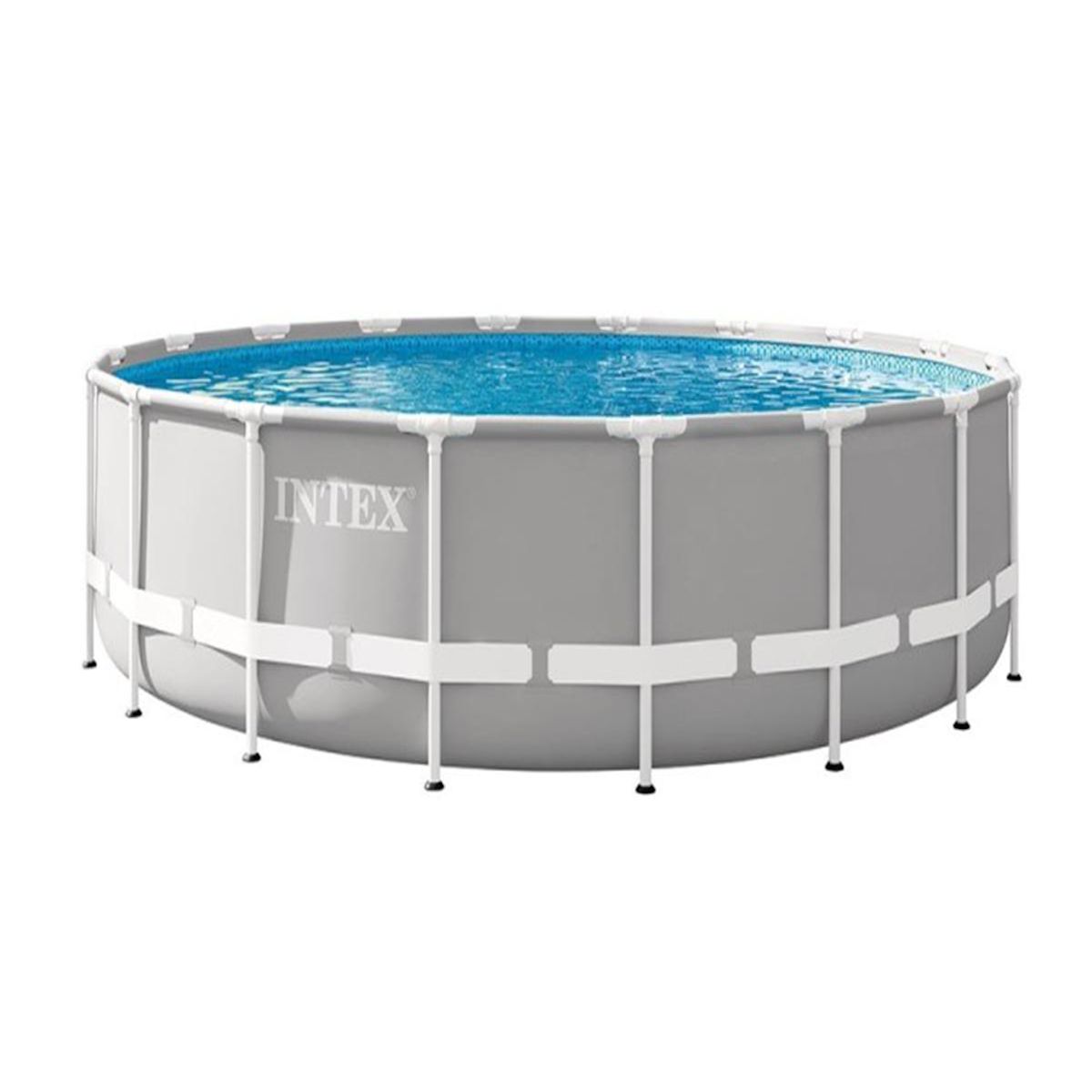 INTEX Piscine tubulaire Prism Frame ronde 5,49 x 1,22 m - Intex