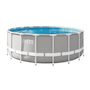 Voir la diapositive 2 : INTEX Piscine tubulaire Prism Frame ronde 5,49 x 1,22 m - Intex