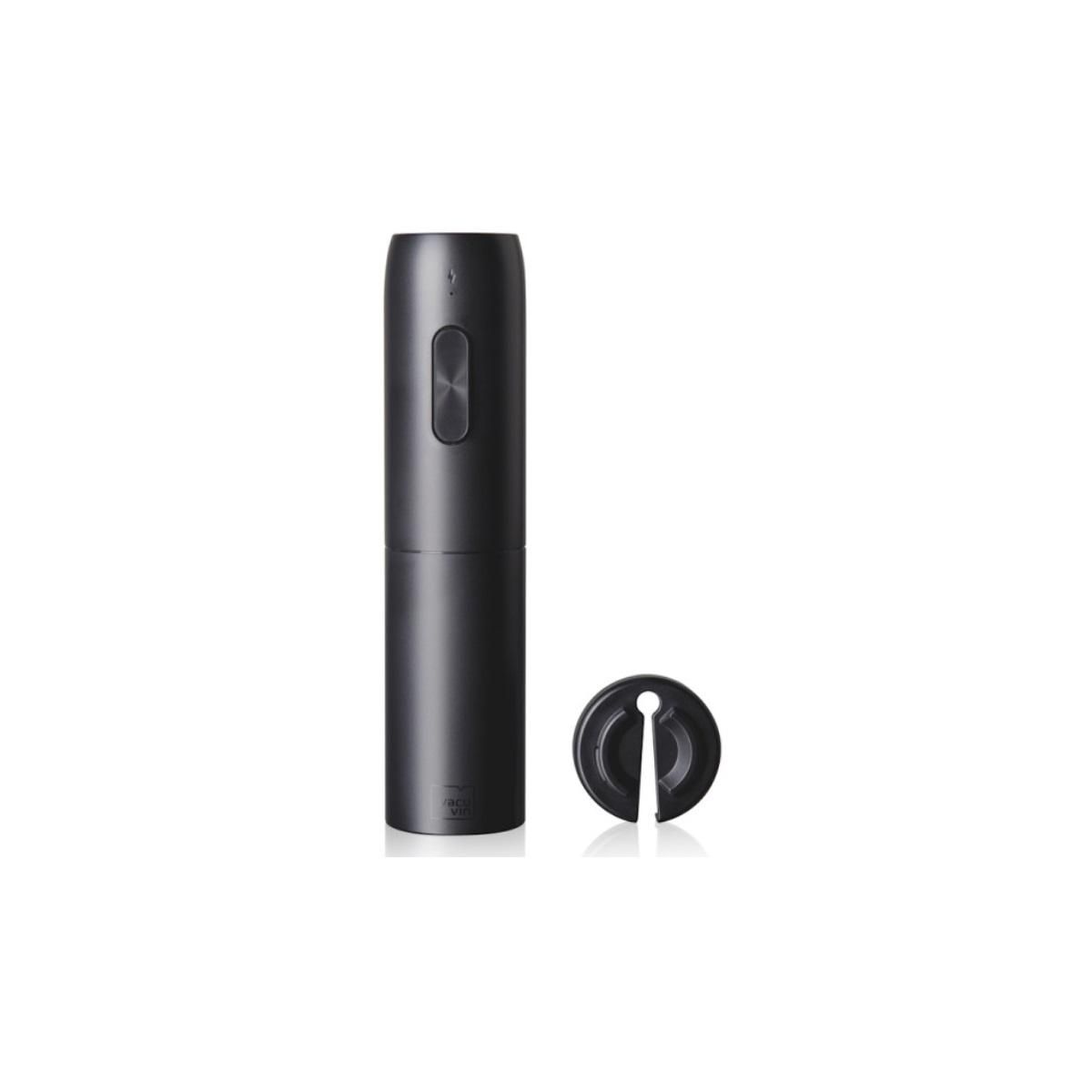 Vacu vin Tire bouchon électrique et coupe capsule noir - 91004606