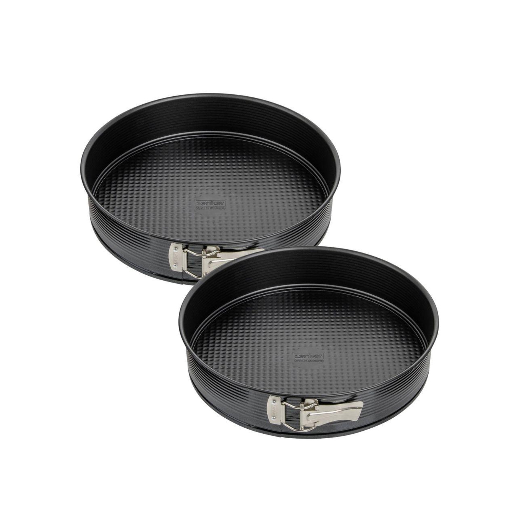 ZENKER Ensemble de 2 moules à manqué à charnière 24 cm zenker black metallic